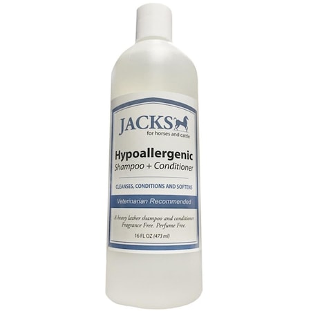 Jacks Hypoallergenic 2-in-L Shampoo & Conditioner - 16 oz JA307848